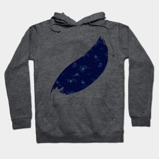 Night sky stars pattern. Hoodie